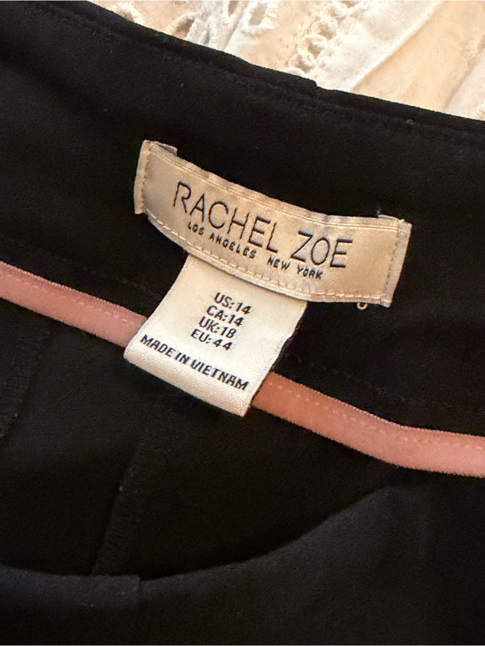 Women's Black Dress Pants - Classic Straight Fit size 14 - Picture 2 of 3